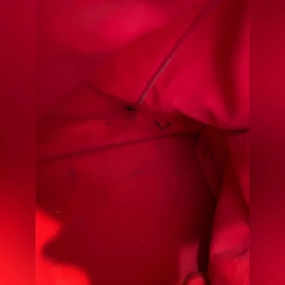 Dooney & Bourke Ariel Ostrich Leather Tote with Tassels in Cognac Magnetic Top - Picture 15 of 16